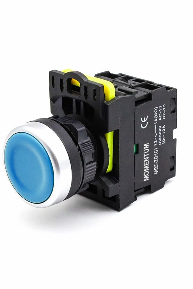 Momentum D22 Buton Yaylı Mavi NO MB5-EA610