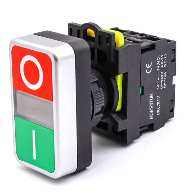 Momentum D22 Buton İkiz Kırmızı-Yeşil NO+NC MB5-EA845