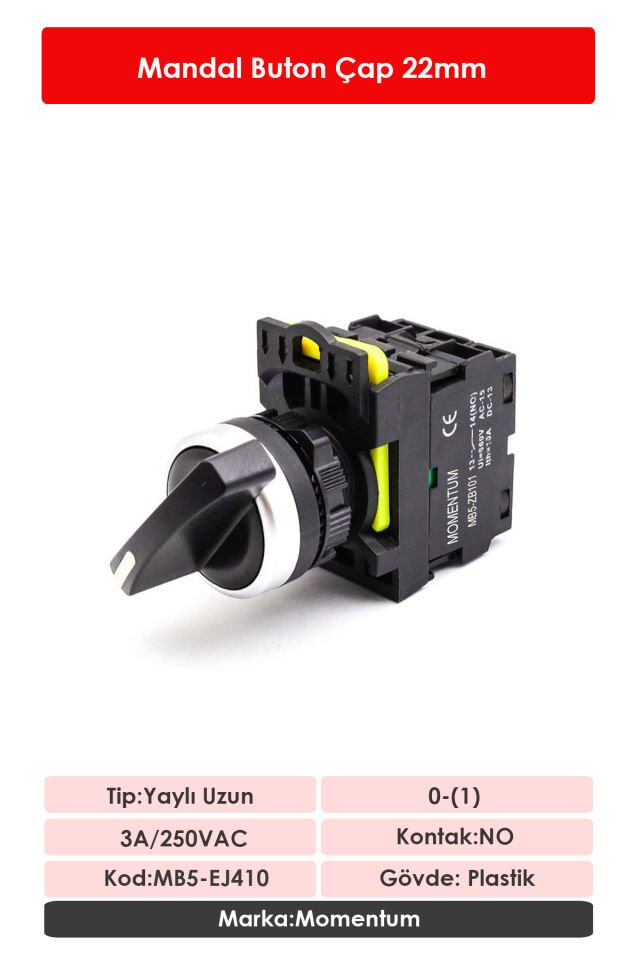 Momentum D22 Buton Mandal Uzun 0-(1) NO MB5-EJ410