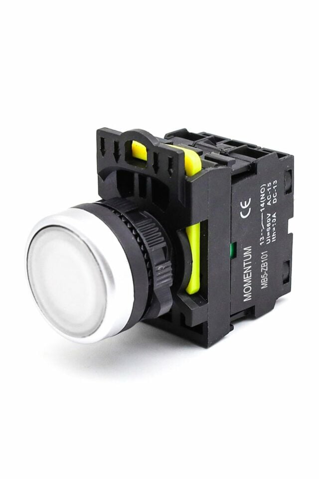 Momentum D22 Buton Led 230V AC Beyaz NO MB5-EW711