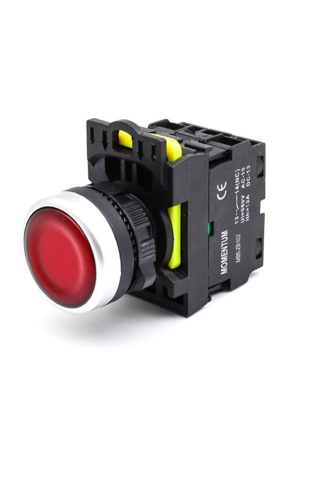 Momentum D22 Buton Led 230V AC Kırmızı NC MB5-EW742