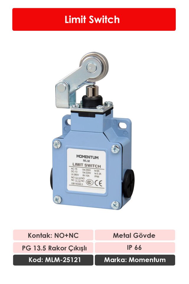 Momentum Limit Switch Metal Gövde NO+NC MLM-25121