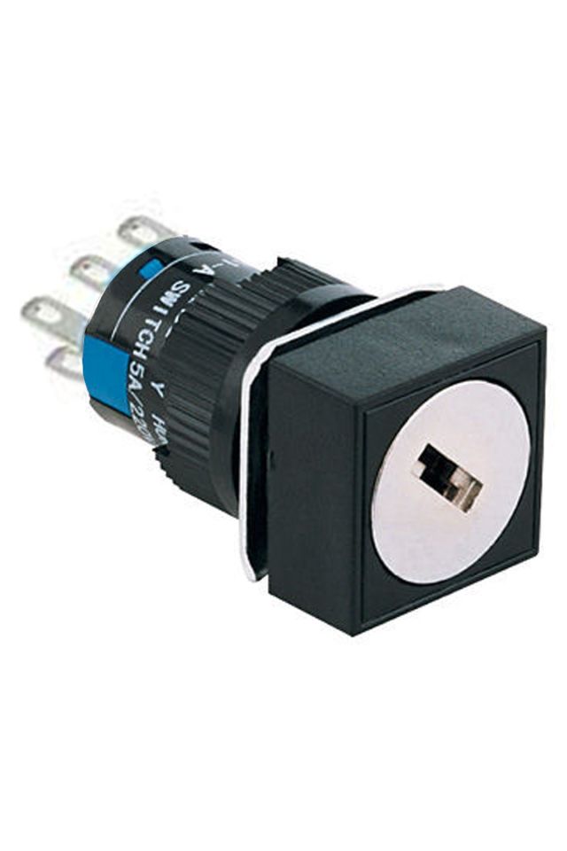 Momentum D16 Buton Anahtarlı 2CO 0-1 Kare MBT-60222