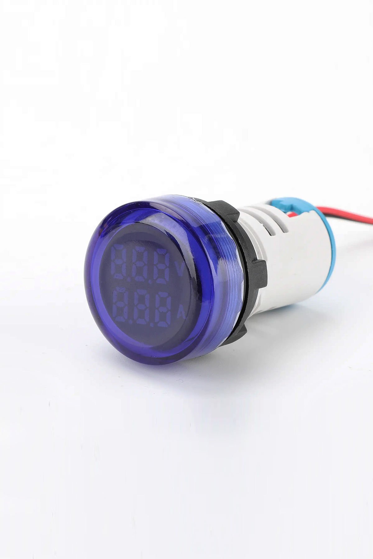 Momentum D22 Sinyal Led Voltmetre Ampermetre 12-500V / 0-100A  Mavi MB3-EV766