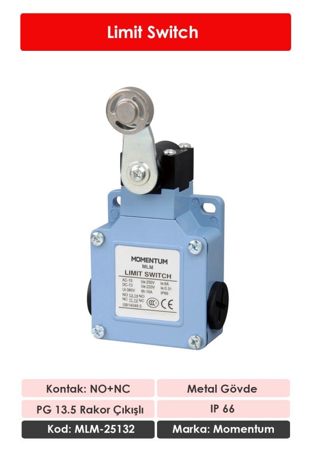 Momentum Limit Switch Metal Gövde NO+NC MLM-25132