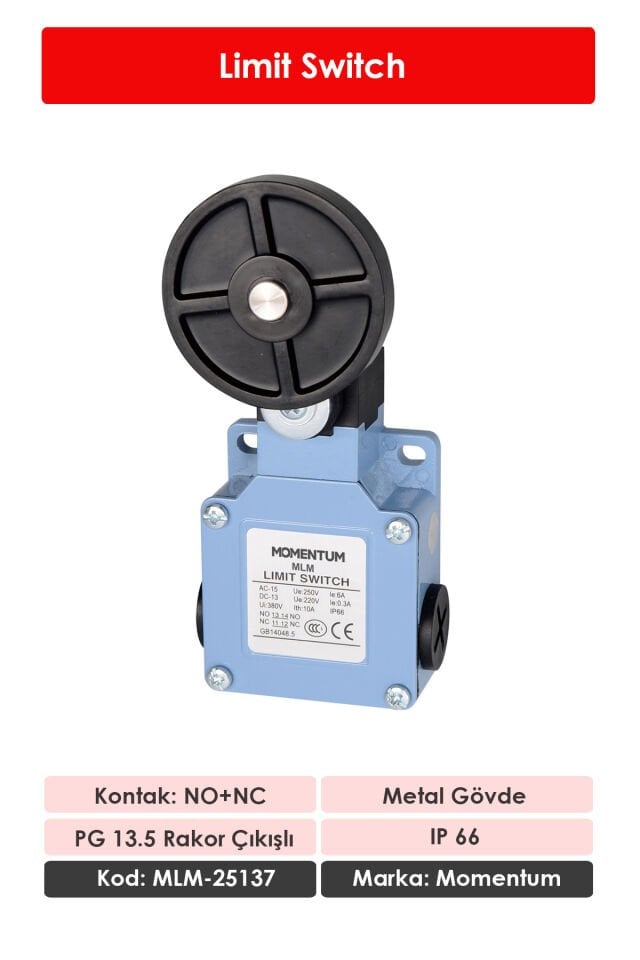 Momentum Limit Switch Metal Gövde NO+NC MLM-25137