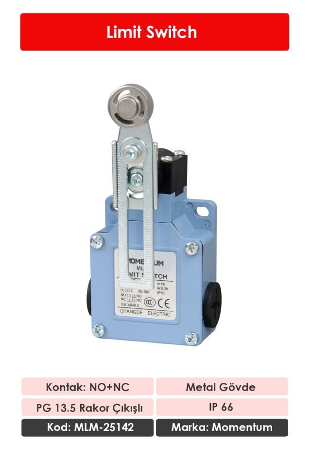 Momentum Limit Switch Metal Gövde NO+NC MLM-25142