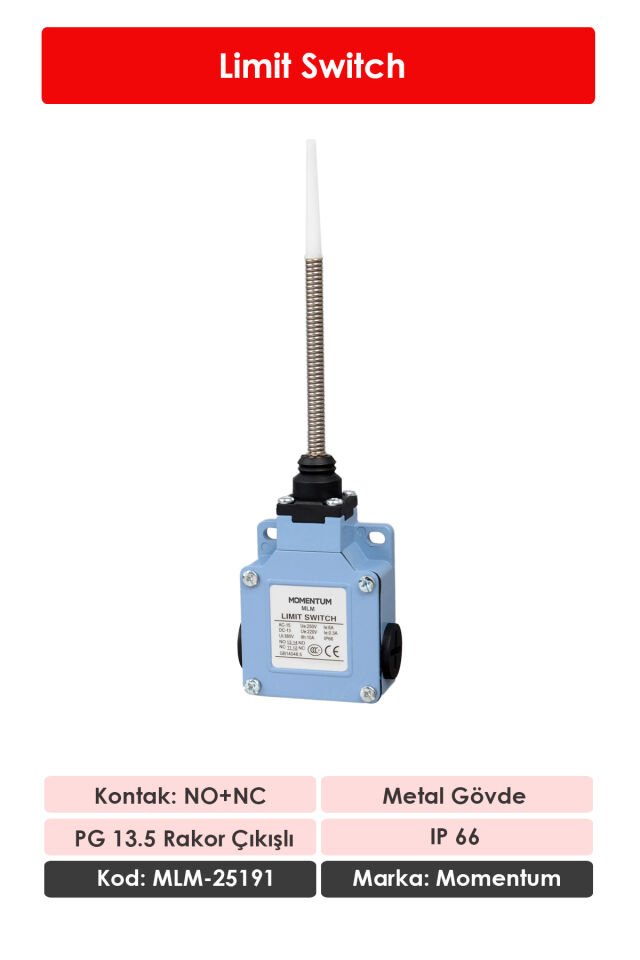 Momentum Limit Switch Metal Gövde NO+NC MLM-25191