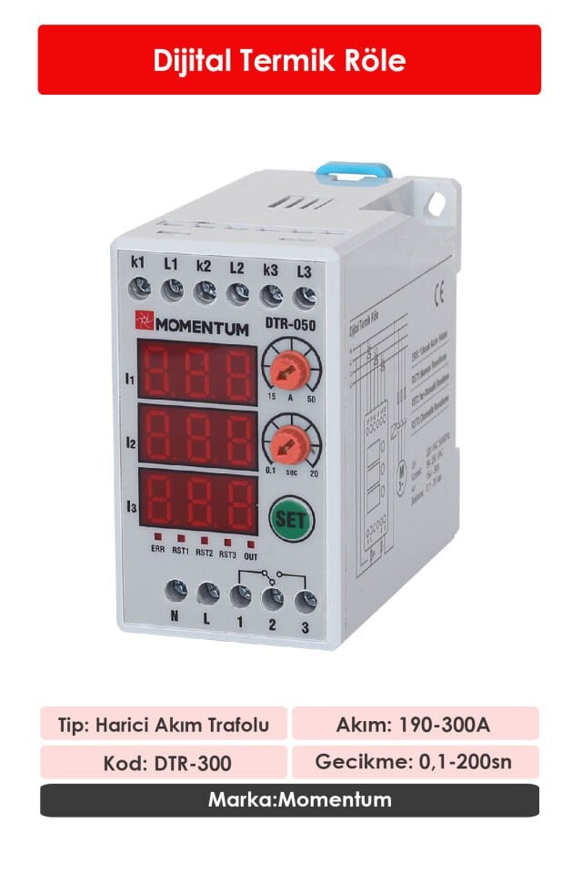 Momentum Dijital Termik 190-300A 200Sn DTR-300