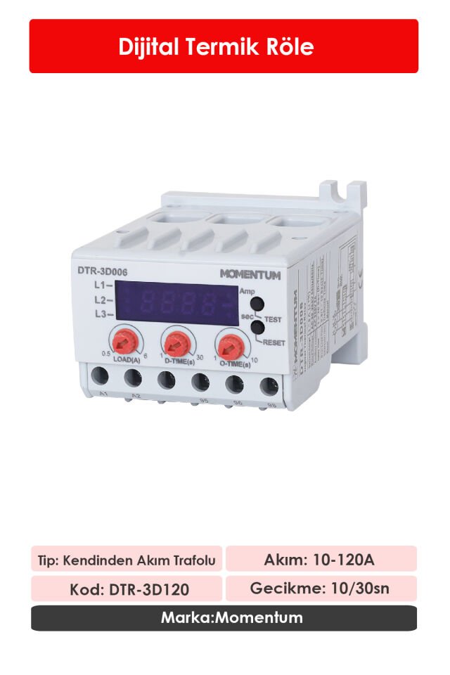 Momentum Dijital Termik 10-120A 10/30Sn DTR-3D120