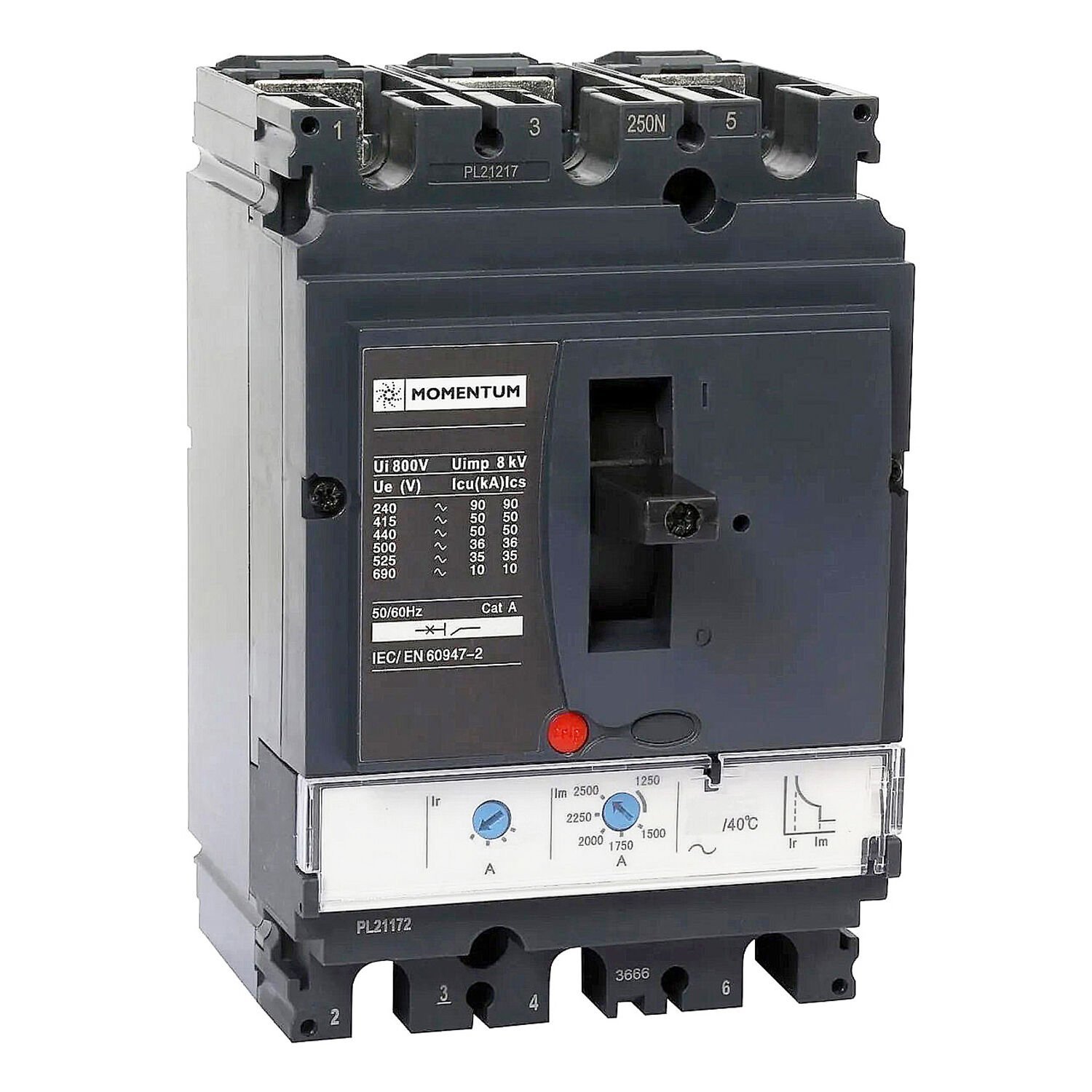 Momentum Termik Manyetik Kompakt Şalter 3x100A XSD-33100