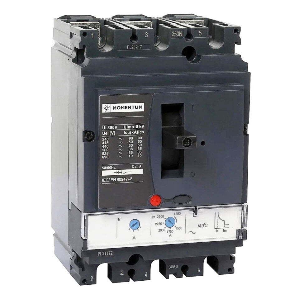 Momentum Termik Manyetik Kompakt Şalter 3x125A XSD-33125