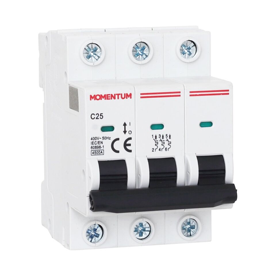 Momentum Otomatik Sigorta 4.5kA C 3x10A XBC-34310
